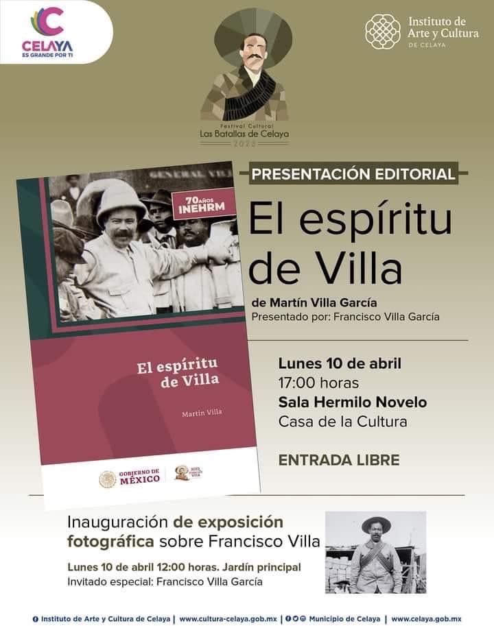 Presentan en Celaya “El espíritu de Villa”